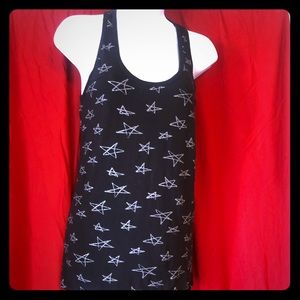 Rue 21 black star tank top #38